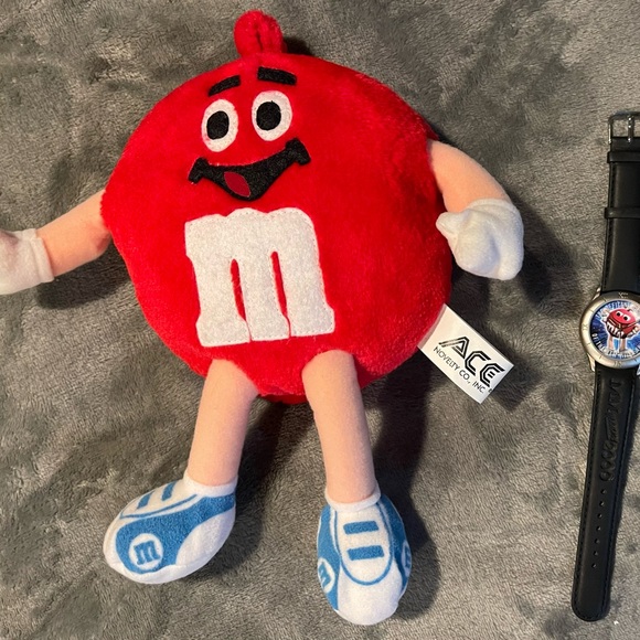 Vintage M&M stuffed and watch from 1998. - Picture 2 of 10